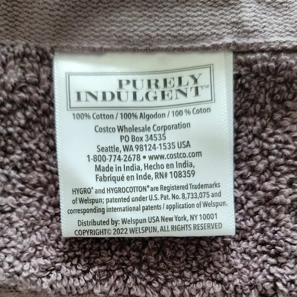 Plush Purple Bath Sheet